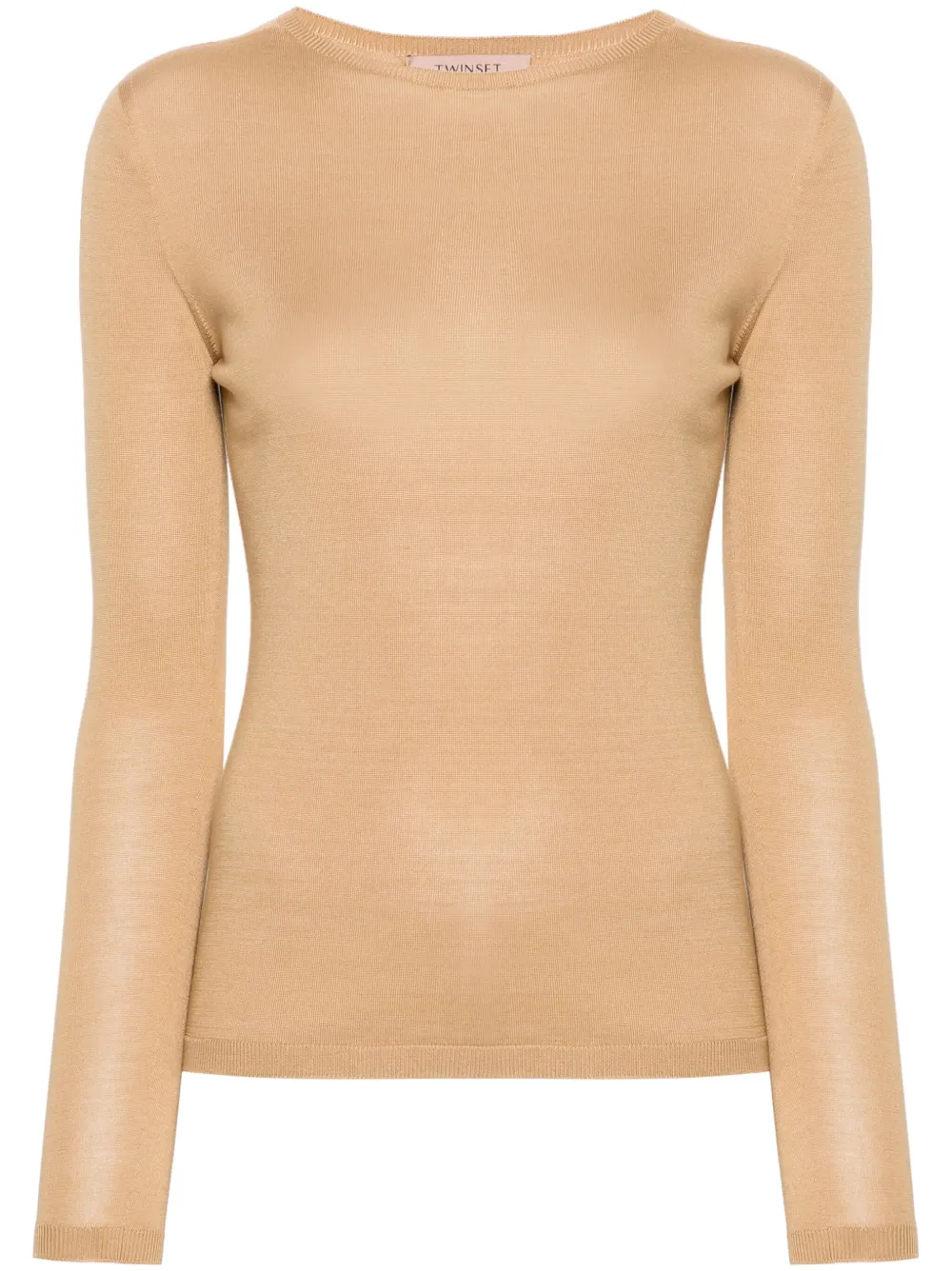 Джемпер с длинными рукавами TWINSET, нейтральный
Джемпер с длинными рукавами TWINSET, нейтральный