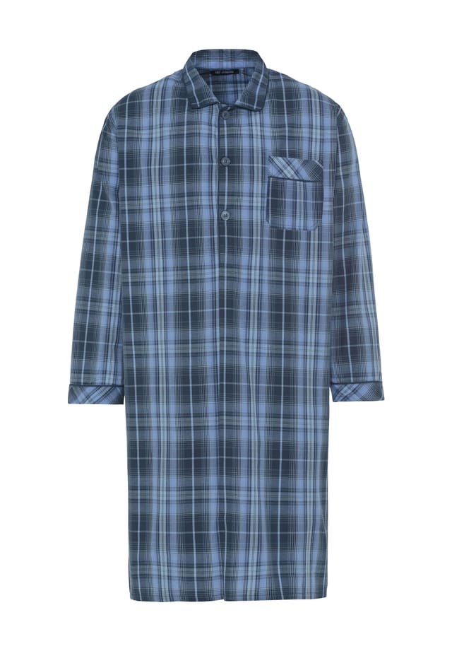 Ночная рубашка миди нагрудный карман с застежкой на пуговицы до половины Dunmore, синий
Ночная рубашка миди нагрудный карман с застежкой на пуговицы до половины Dunmore, синий