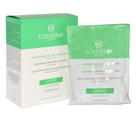 Сменный блок для изменяющего дренирующего раствора для обертываний, сменные блоки 4x100 мл Collistar
Сменный блок для изменяющего дренирующего раствора для обертываний, сменные блоки 4x100 мл Collistar