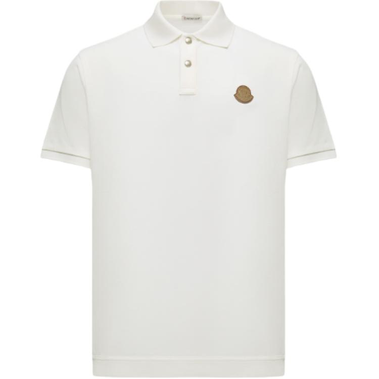 Поло с коротким рукавом и нашивкой с логотипом Moncler, белый
Поло с коротким рукавом и нашивкой с логотипом Moncler, белый