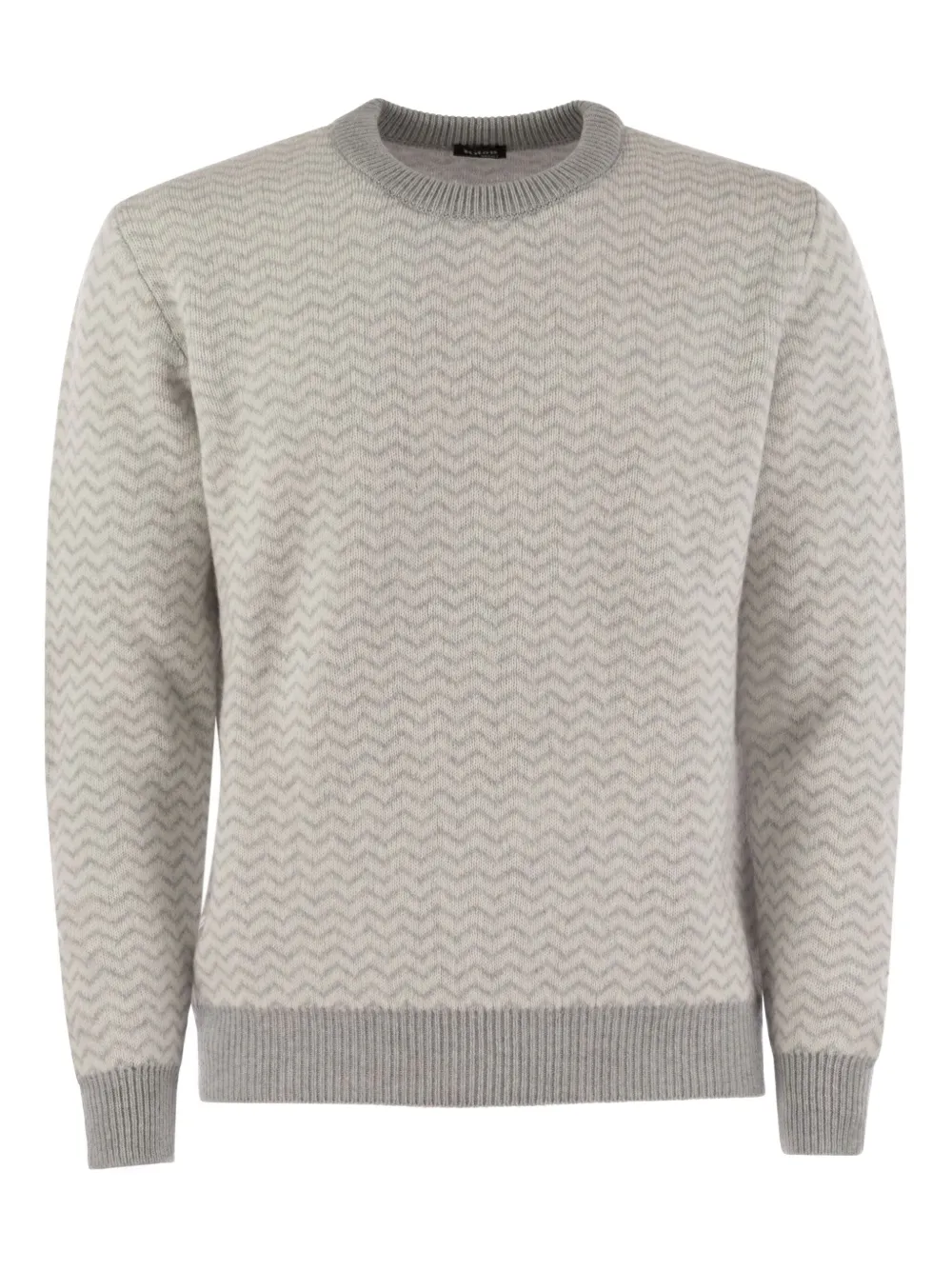 Свитер в рубчик с узором шеврон Kiton, серый
Свитер в рубчик с узором шеврон Kiton, серый