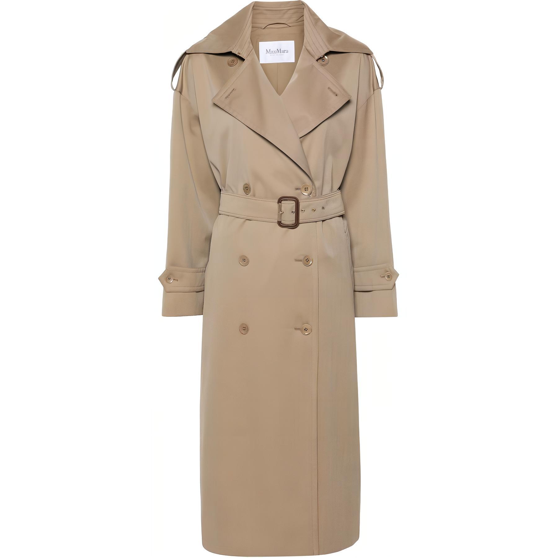 Двубортное пальто с поясом MaxMara, светло-коричневый
Двубортное пальто с поясом MaxMara, светло-коричневый