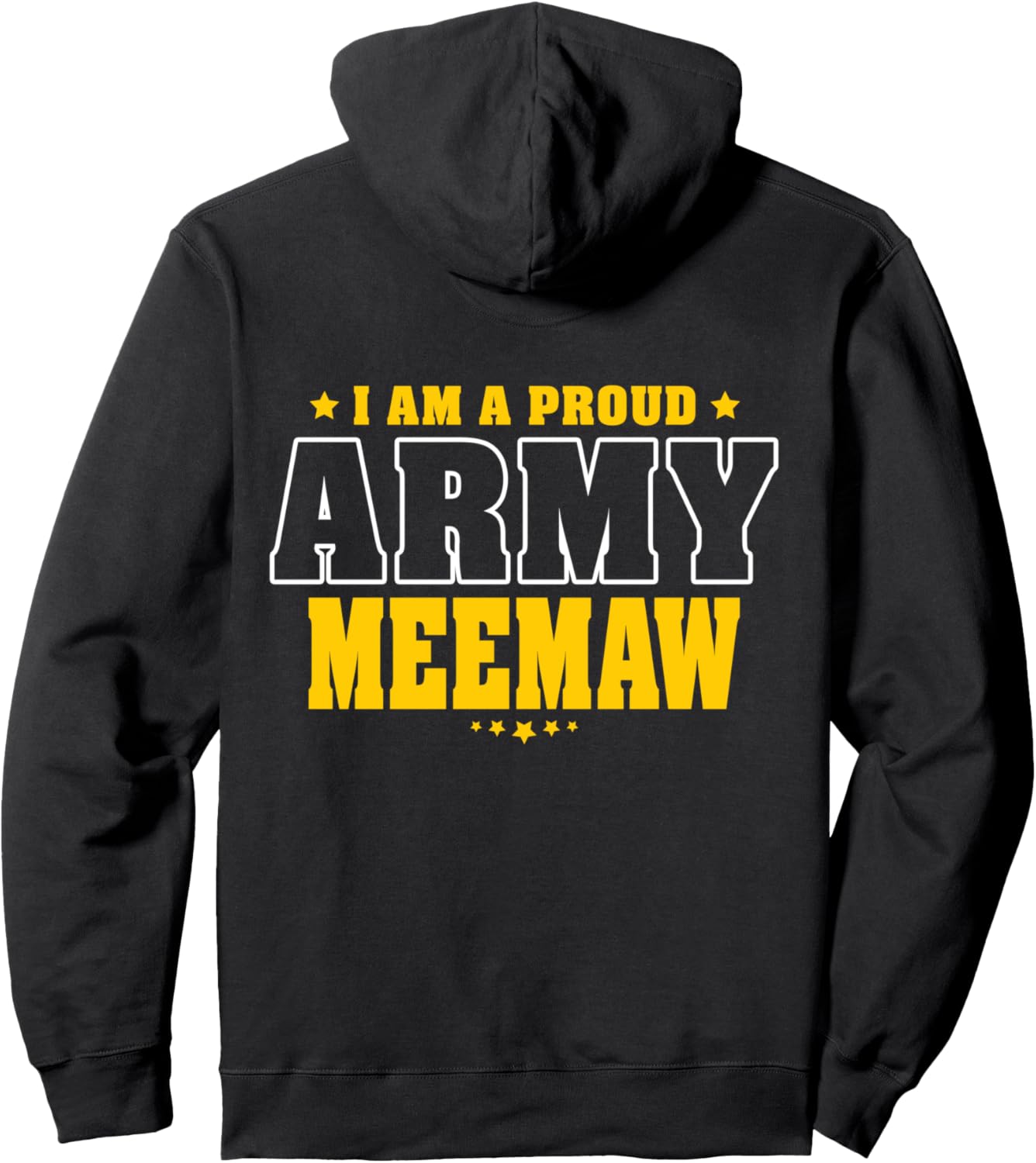 Я Мимау, гордая военнослужащая армии - военная семья. Толстовка с надписью «Гордая бабушка Мимау из армии» G2T Proud Army Family, черный
Я Мимау, гордая военнослужащая армии - военная семья. Толстовка с надписью «Гордая бабушка Мимау из армии» G2T Proud Army Family, черный