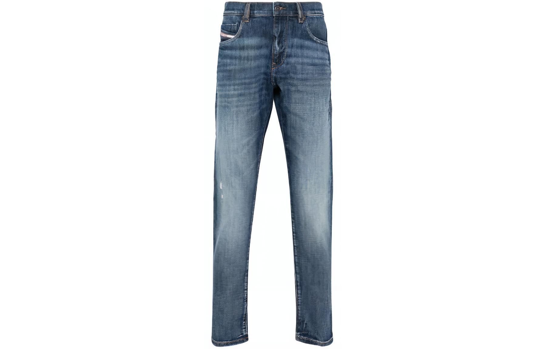 D Strukt Прямые потертые джинсы DIESEL, Синий
D Strukt Прямые потертые джинсы DIESEL, Синий