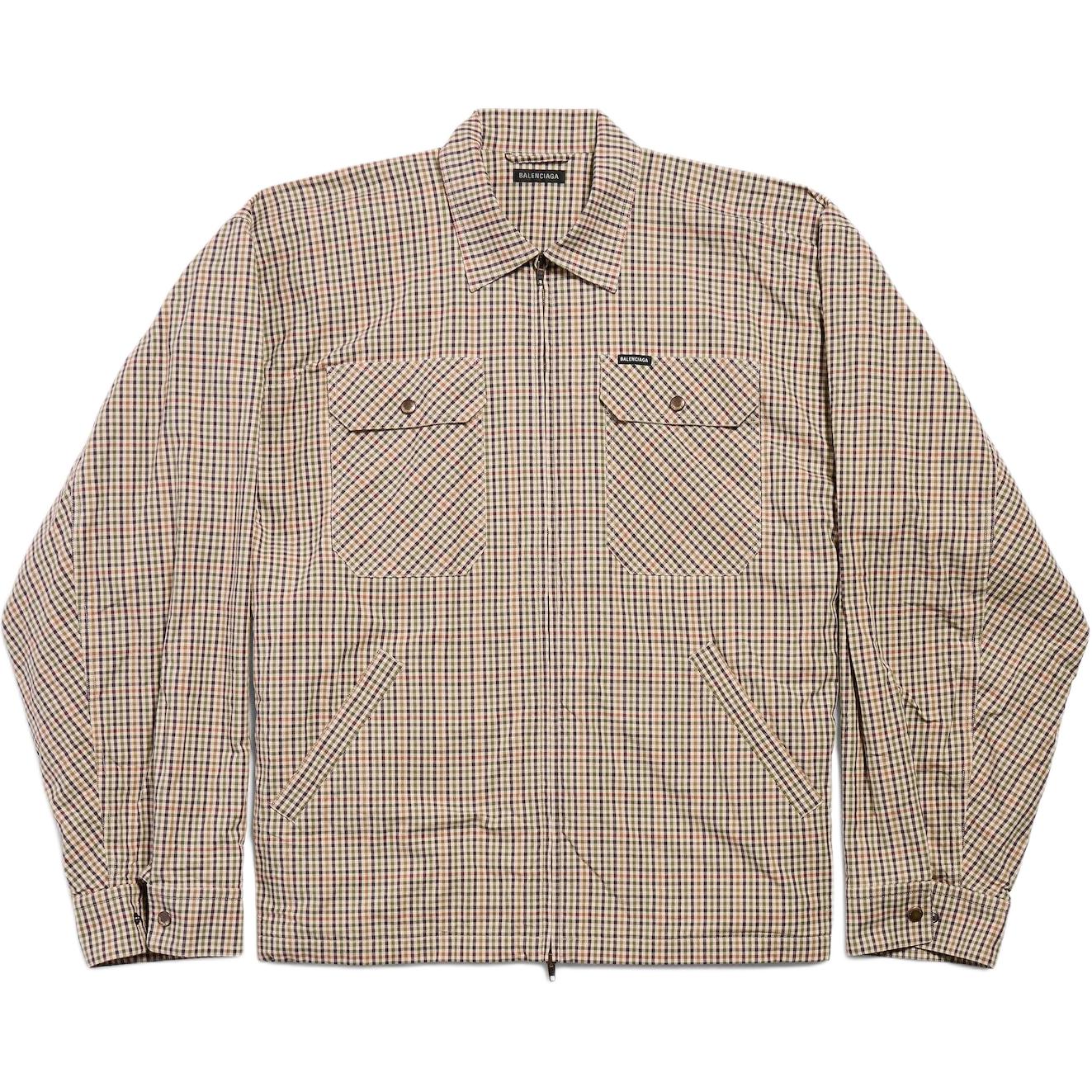 Рубашка в клетку с молнией Balenciaga, мультиколор
Рубашка в клетку с молнией Balenciaga, мультиколор