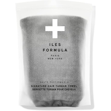 Полотенце для волос серое Iles Formula 
Полотенце для волос серое Iles Formula