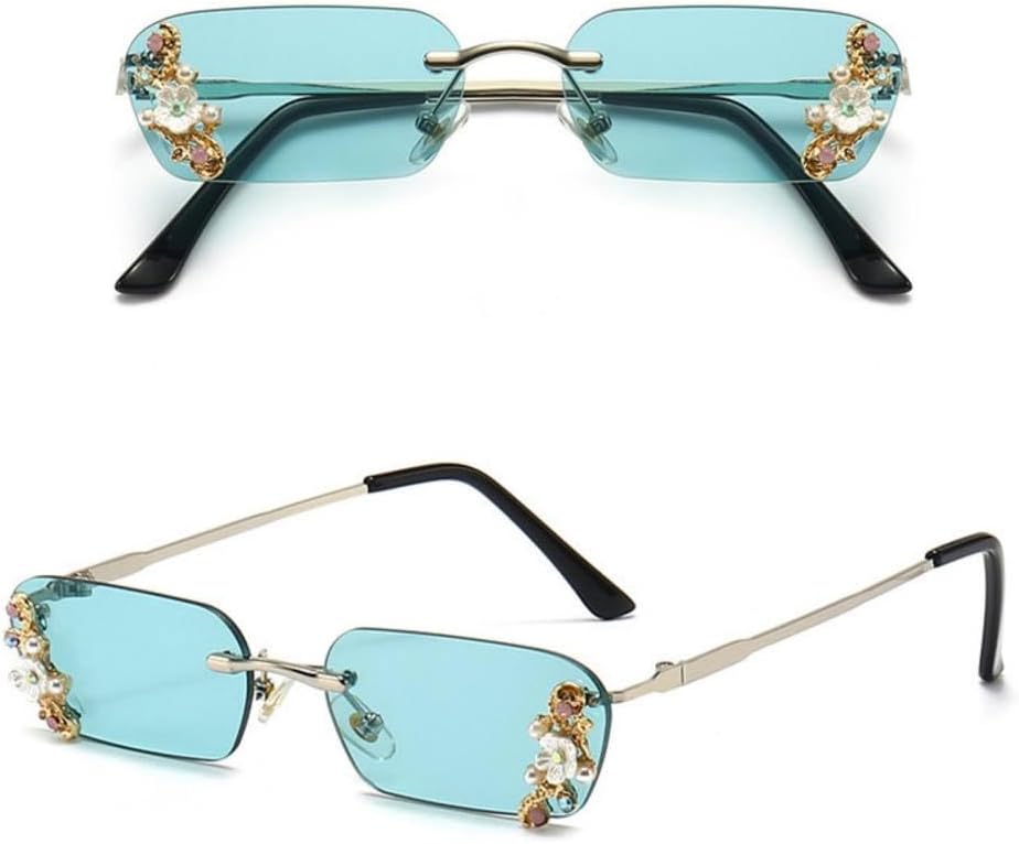 Солнцезащитные очки MUTYNE без оправы с жемчужными кристаллами и бриллиантами для женщин и мужчин, роскошные солнцезащитные очки с перфорацией, прямоугольной формы, Green
Солнцезащитные очки MUTYNE без оправы с жемчужными кристаллами и бриллиантами для женщин и мужчин, роскошные солнцезащитные очки с перфорацией, прямоугольной формы, Green