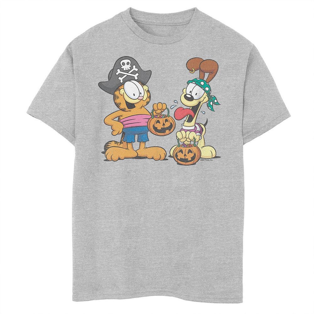 Футболка с рисунком и портретом в костюмах пиратов Гарфилда и Оди для мальчиков 8–20 лет Licensed Character, цвет Athletic Heather
Футболка с рисунком и портретом в костюмах пиратов Гарфилда и Оди для мальчиков 8–20 лет Licensed Character, цвет Athletic Heather