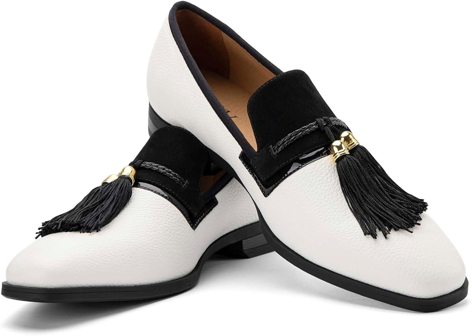 Мужские винтажные бархатные лоферы с вышивкой, элегантные лоферы без застежки, тапочки-лоферы с кисточками Jitai, белый
Мужские винтажные бархатные лоферы с вышивкой, элегантные лоферы без застежки, тапочки-лоферы с кисточками Jitai, белый