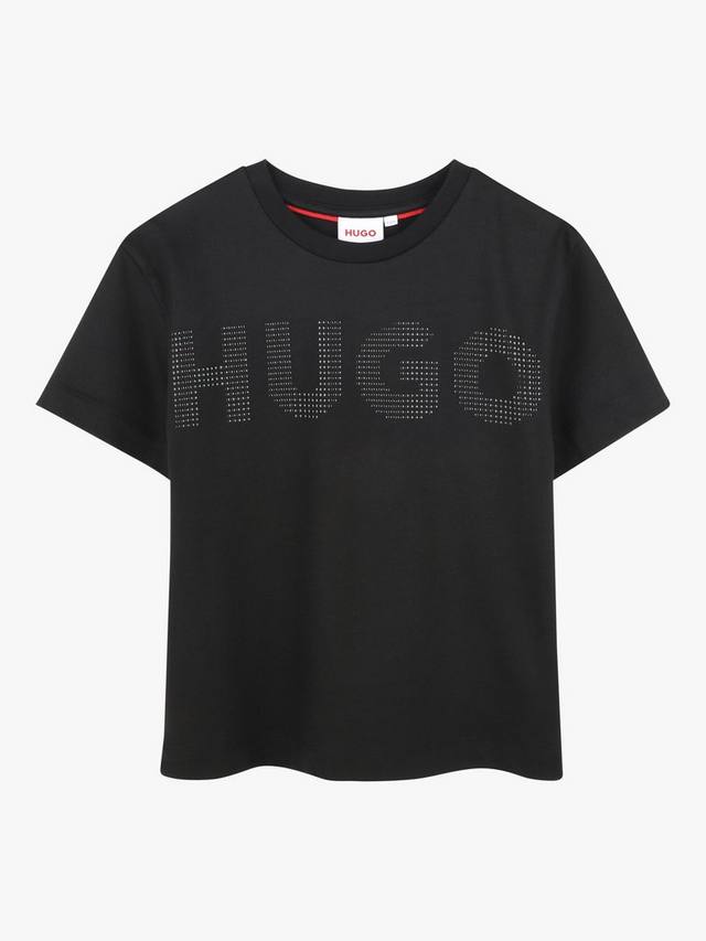 Детская хлопковая футболка HUGO HUGO BOSS, Black
Детская хлопковая футболка HUGO HUGO BOSS, Black