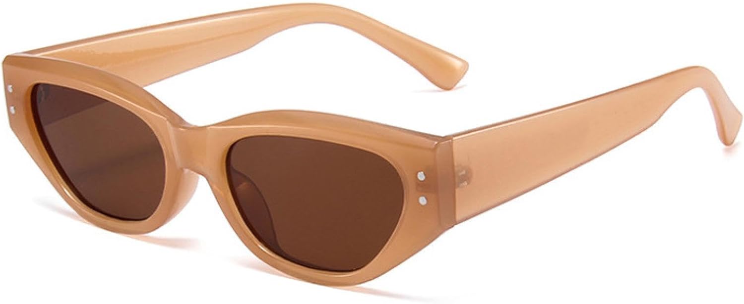 Популярные модные маленькие солнцезащитные очки «кошачий глаз» для женщин, ретро, гелевые, разных цветов, с защитой от УФ-излучения UV400, трендовые мужские солнцезащитные очки в стиле панк с заклепками WNCKSQ, Jelly Tea Tea
Популярные модные маленькие солнцезащитные очки «кошачий глаз» для женщин, ретро, гелевые, разных цветов, с защитой от УФ-излучения UV400, трендовые мужские солнцезащитные очки в стиле панк с заклепками WNCKSQ, Jelly Tea Tea