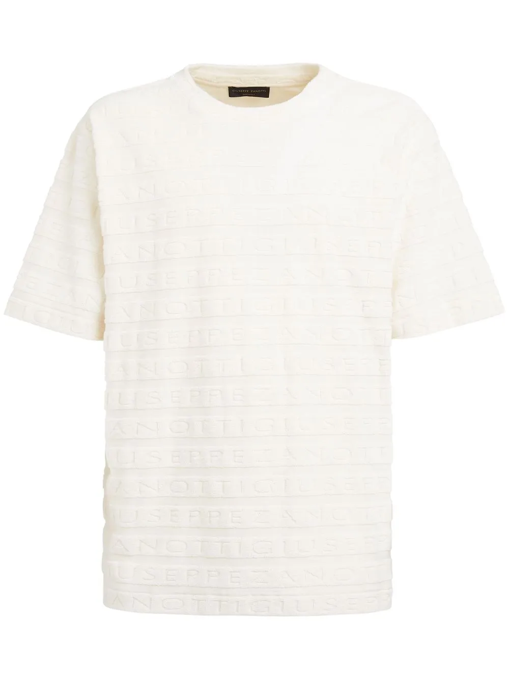 Махровая футболка с логотипом Giuseppe Zanotti, белый
Махровая футболка с логотипом Giuseppe Zanotti, белый