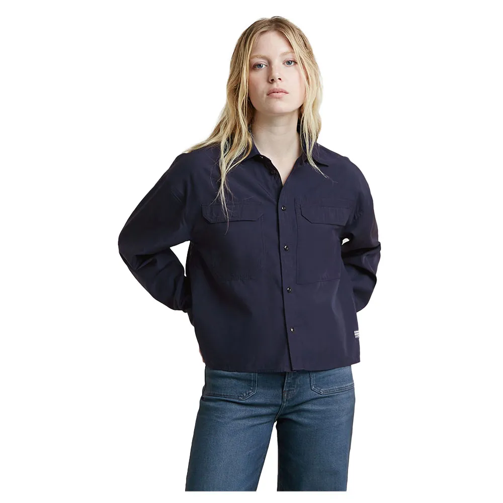 Рубашка G-Star Cropped Pocket, синий
Рубашка G-Star Cropped Pocket, синий