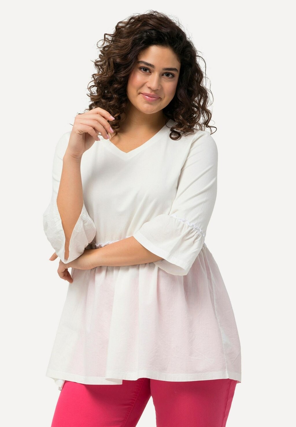 Рубашка с длинным рукавом EMPIRE TULIP SLEEVE Ulla Popken, белый
Рубашка с длинным рукавом EMPIRE TULIP SLEEVE Ulla Popken, белый