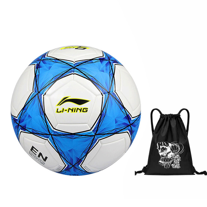 LINING Размер 5 мяч для футбола TPU бесшовный термосварка унисекс синий белый
LINING Размер 5 мяч для футбола TPU бесшовный термосварка унисекс синий белый
