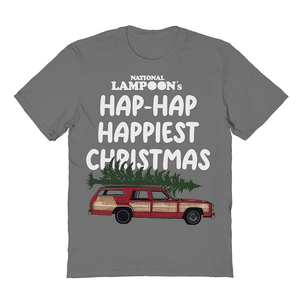 Мужская футболка с рисунком «Happiest Christmas National Lampoon's Christmas Vacation» Licensed Character, цвет Charcoal
Мужская футболка с рисунком «Happiest Christmas National Lampoon's Christmas Vacation» Licensed Character, цвет Charcoal
