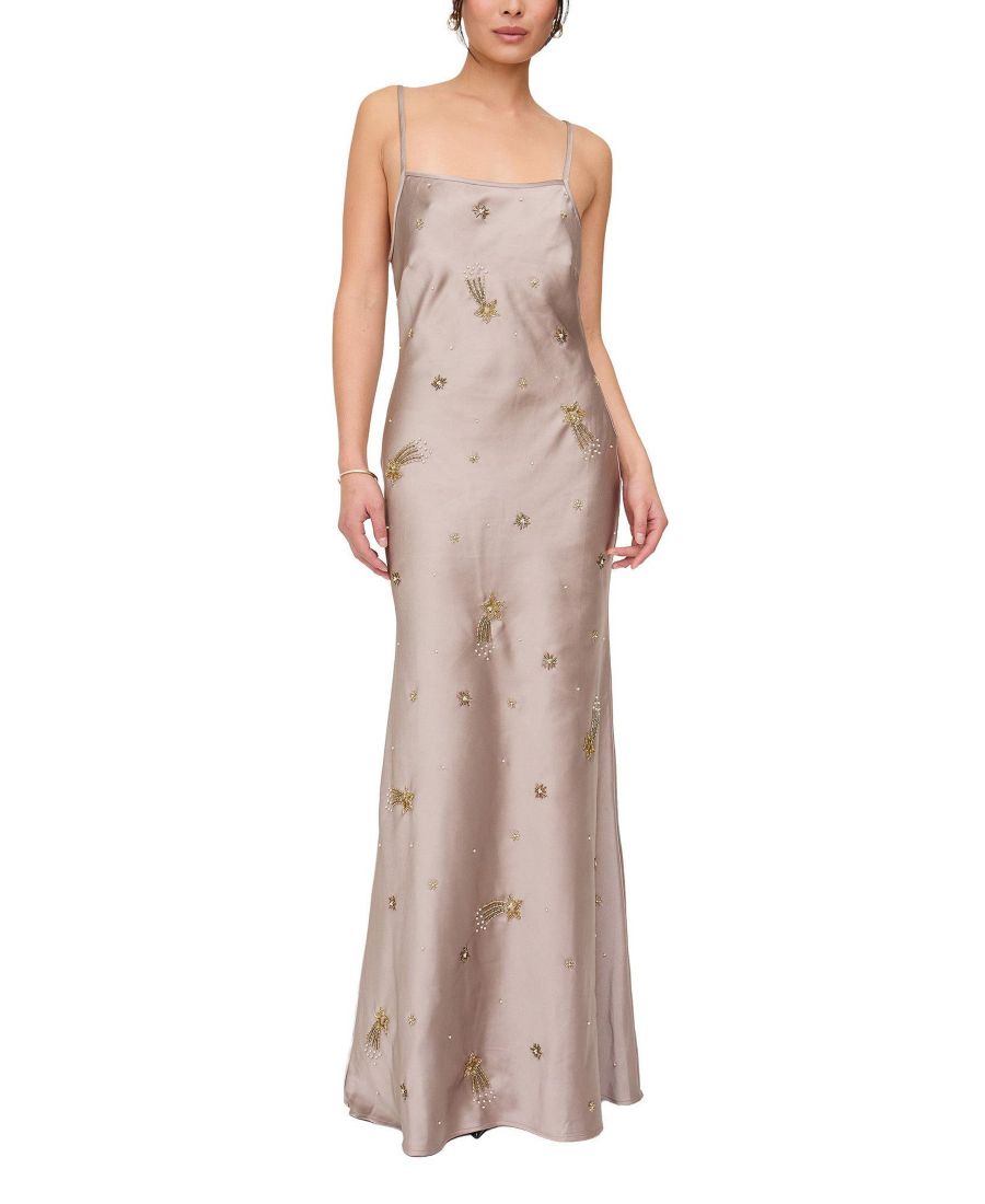 Женское длинное платье Starburst с вышивкой по всей поверхности Lily and Lionel London, Light grey
Женское длинное платье Starburst с вышивкой по всей поверхности Lily and Lionel London, Light grey