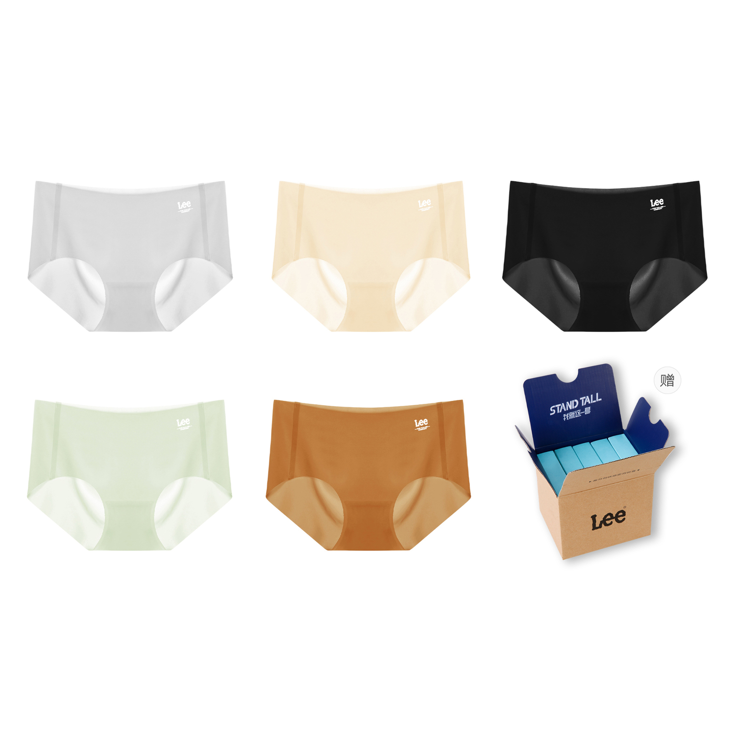 Lee Подарочный набор женского белья 5 пар
Lee Подарочный набор женского белья 5 пар