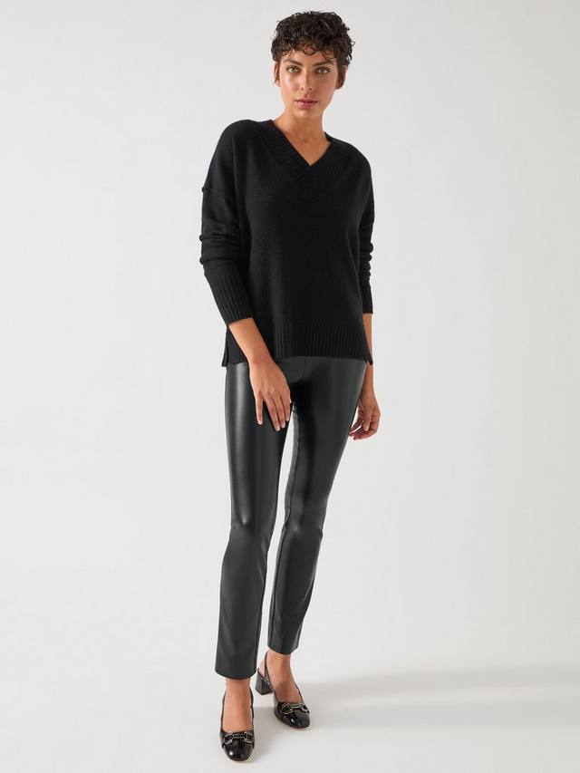 Джемпер из смеси мериносовой шерсти cara с v-образным вырезом L.K.Bennett, черный
Джемпер из смеси мериносовой шерсти cara с v-образным вырезом L.K.Bennett, черный