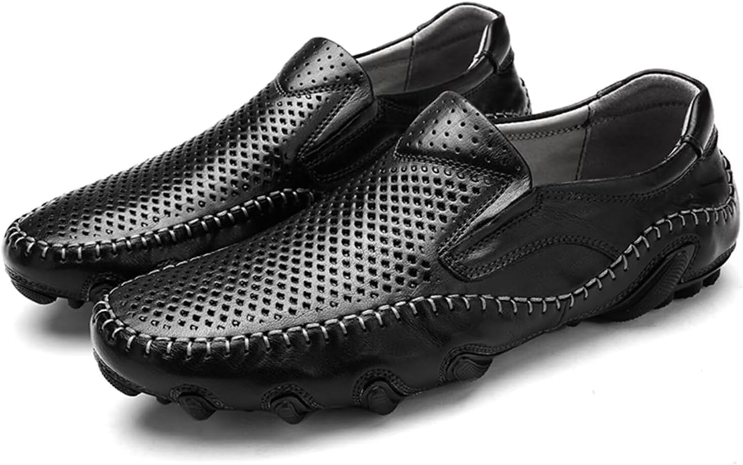 Мужские кожаные слипоны с перфорацией, дышащие туфли для вождения с ручной строчкой, удобные повседневные Purfitall, черный
Мужские кожаные слипоны с перфорацией, дышащие туфли для вождения с ручной строчкой, удобные повседневные Purfitall, черный