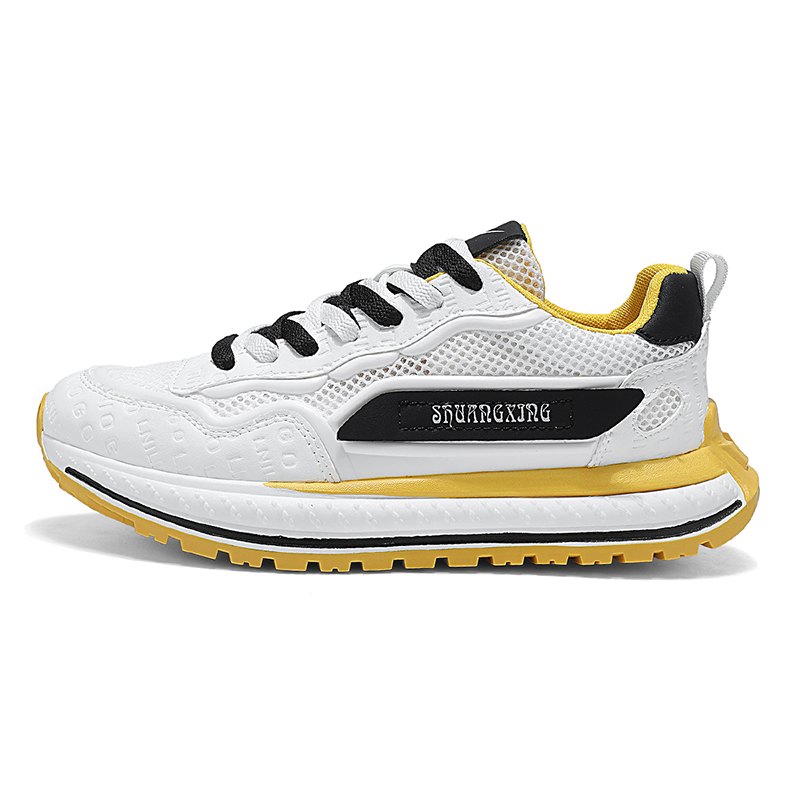 Binary Износостойкие дышащие низкие массивные кроссовки для увеличения роста, мужские, белые, желтые
Binary Износостойкие дышащие низкие массивные кроссовки для увеличения роста, мужские, белые, желтые