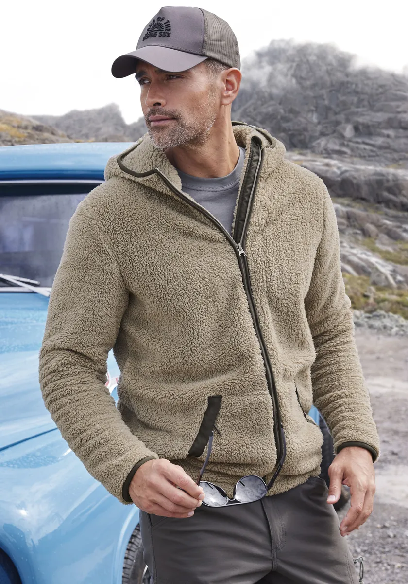 Кардиган с капюшоном John Devin из мягкого флиса Тедди, цвет Sand
Кардиган с капюшоном John Devin из мягкого флиса Тедди, цвет Sand