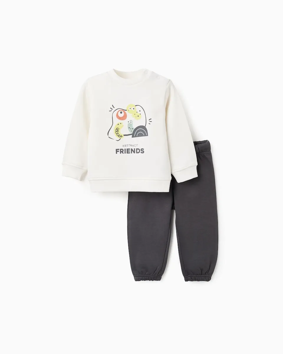 Детский спортивный комплект на вешалке с принтом Zippy, белый/черный
Детский спортивный комплект на вешалке с принтом Zippy, белый/черный