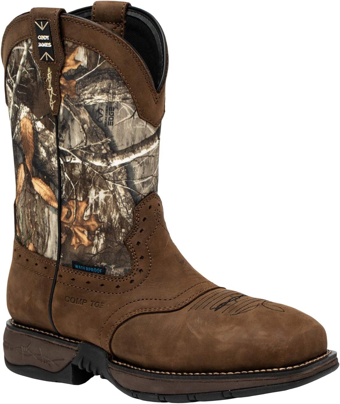 Мужские ботинки Cody James 11 Xero Gravity Lite с камуфляжным узором, композитным носком - Mlbp-3-D, коричневый
Мужские ботинки Cody James 11 Xero Gravity Lite с камуфляжным узором, композитным носком - Mlbp-3-D, коричневый