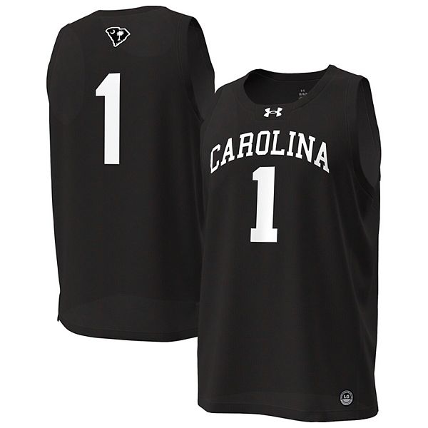 Мужская черная баскетбольная майка south carolina gamecocks #1 replica Under Armour
Мужская черная баскетбольная майка south carolina gamecocks #1 replica Under Armour