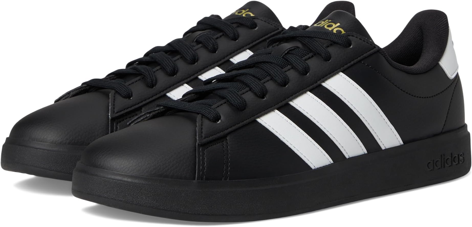 Кроссовки Adidas Grand Court 2.0, Black/White/Gold Metallic
Кроссовки Adidas Grand Court 2.0, Black/White/Gold Metallic