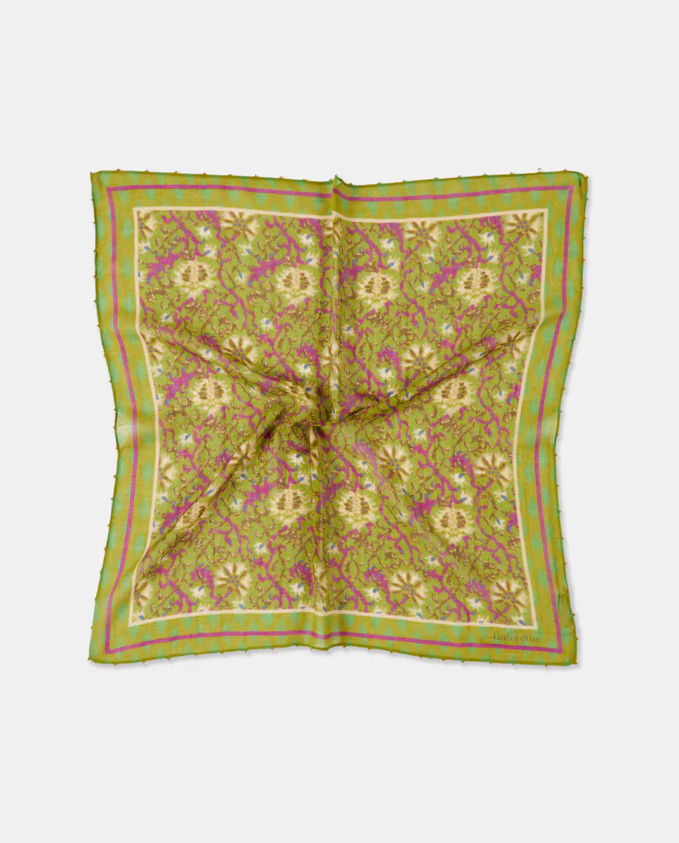 Платок из хлопка с принтом Tintoretto, зеленый
Платок из хлопка с принтом Tintoretto, зеленый