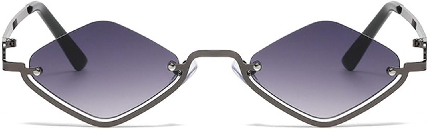 Ретро-солнцезащитные очки в маленькой металлической полуободковой оправе для женщин, модные, легкие, узкие, золотистого цвета, с защитой от УФ-излучения UV400 mincl, Gray
Ретро-солнцезащитные очки в маленькой металлической полуободковой оправе для женщин, модные, легкие, узкие, золотистого цвета, с защитой от УФ-излучения UV400 mincl, Gray