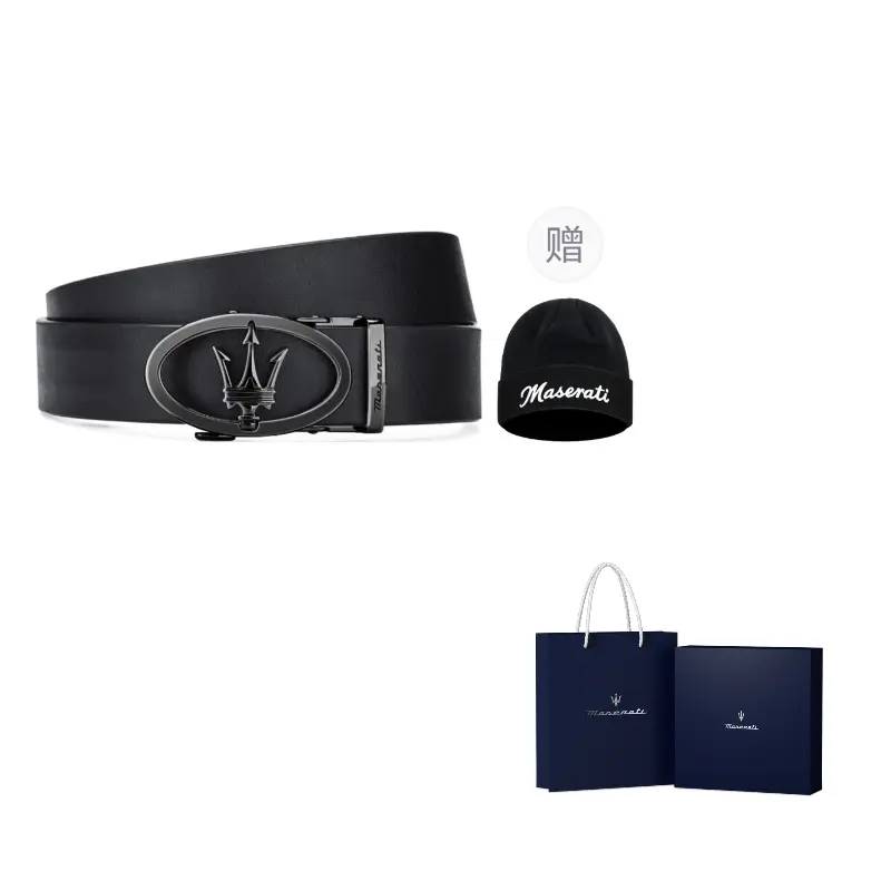 Maserati Мужской кожаный ремень, черный, ширина 3,5 см
Maserati Мужской кожаный ремень, черный, ширина 3,5 см