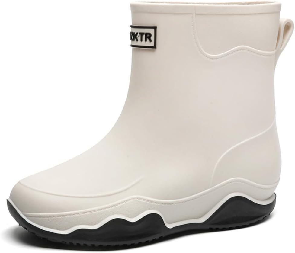 Женские и мужские дождевые ботинки Rojeam, водонепроницаемые ботинки для сада и прогулок на открытом воздухе, белый
Женские и мужские дождевые ботинки Rojeam, водонепроницаемые ботинки для сада и прогулок на открытом воздухе, белый