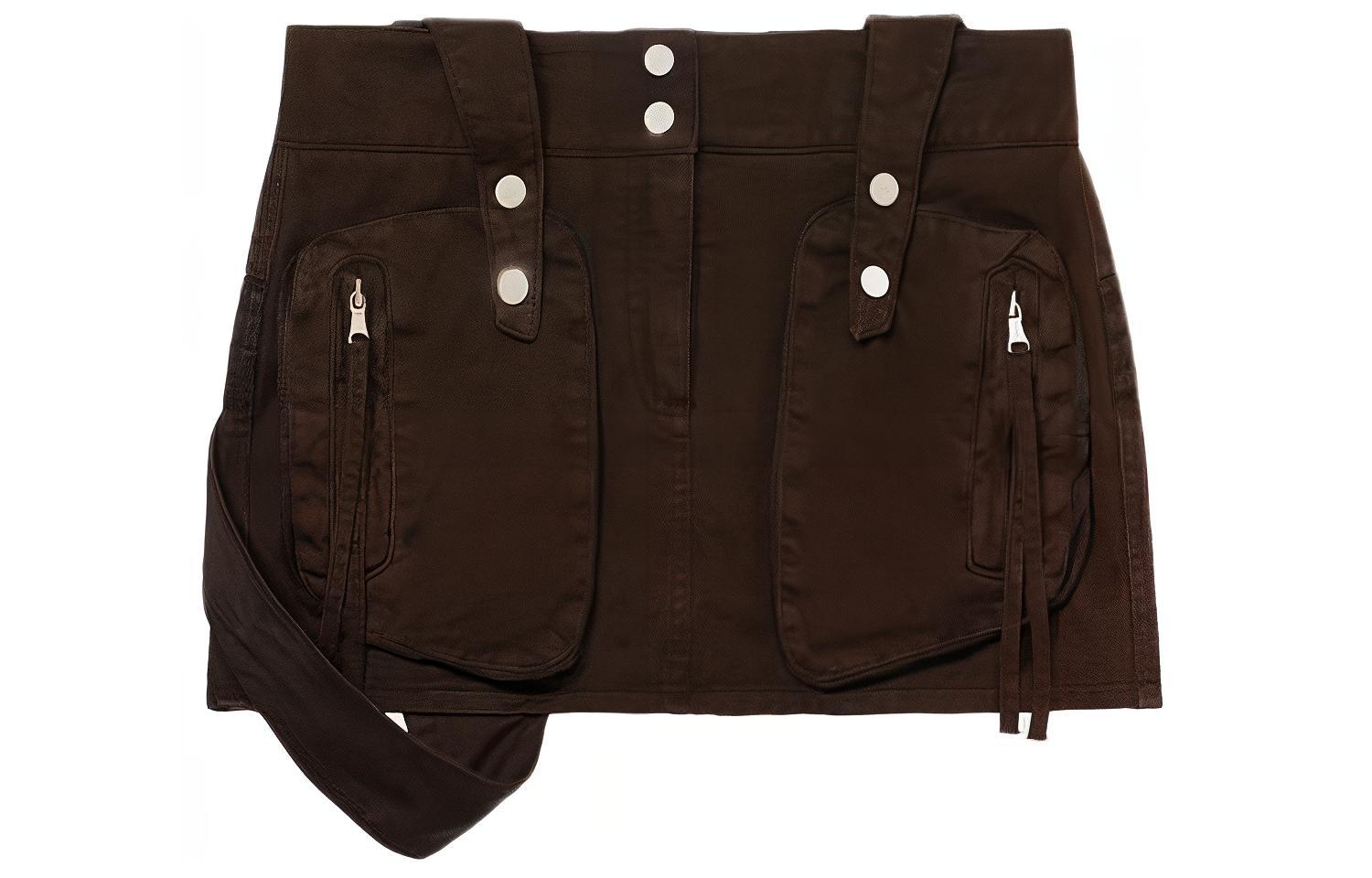 Шорты Cargo pockets Twill Mini Skirt Blumarine, коричневый
Шорты Cargo pockets Twill Mini Skirt Blumarine, коричневый