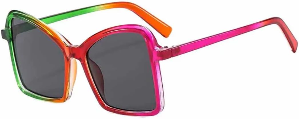 Модные панк-солнцезащитные очки большого размера в оправе «бабочка» для женщин, роскошные мужские очки для вождения и путешествий с защитой от УФ-излучения UV400 TVTBBVV, Rainbow Gray
Модные панк-солнцезащитные очки большого размера в оправе «бабочка» для женщин, роскошные мужские очки для вождения и путешествий с защитой от УФ-излучения UV400 TVTBBVV, Rainbow Gray