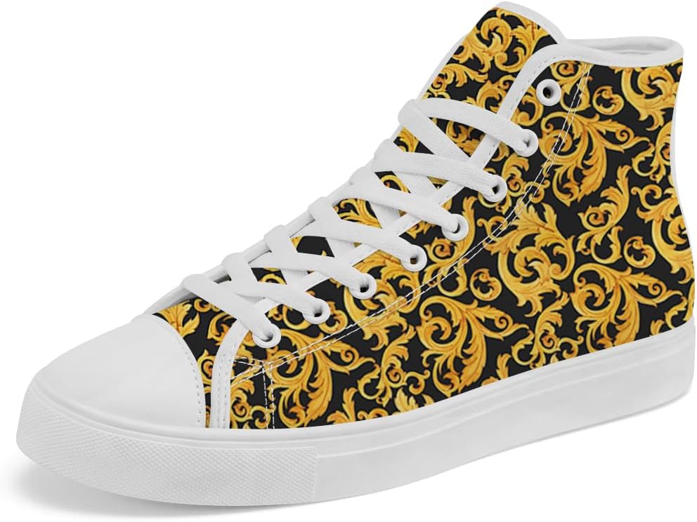 Кеды Chebing Baroque высокие на шнуровке, повседневная обувь для женщин и мужчин, 615 Gold
Кеды Chebing Baroque высокие на шнуровке, повседневная обувь для женщин и мужчин, 615 Gold