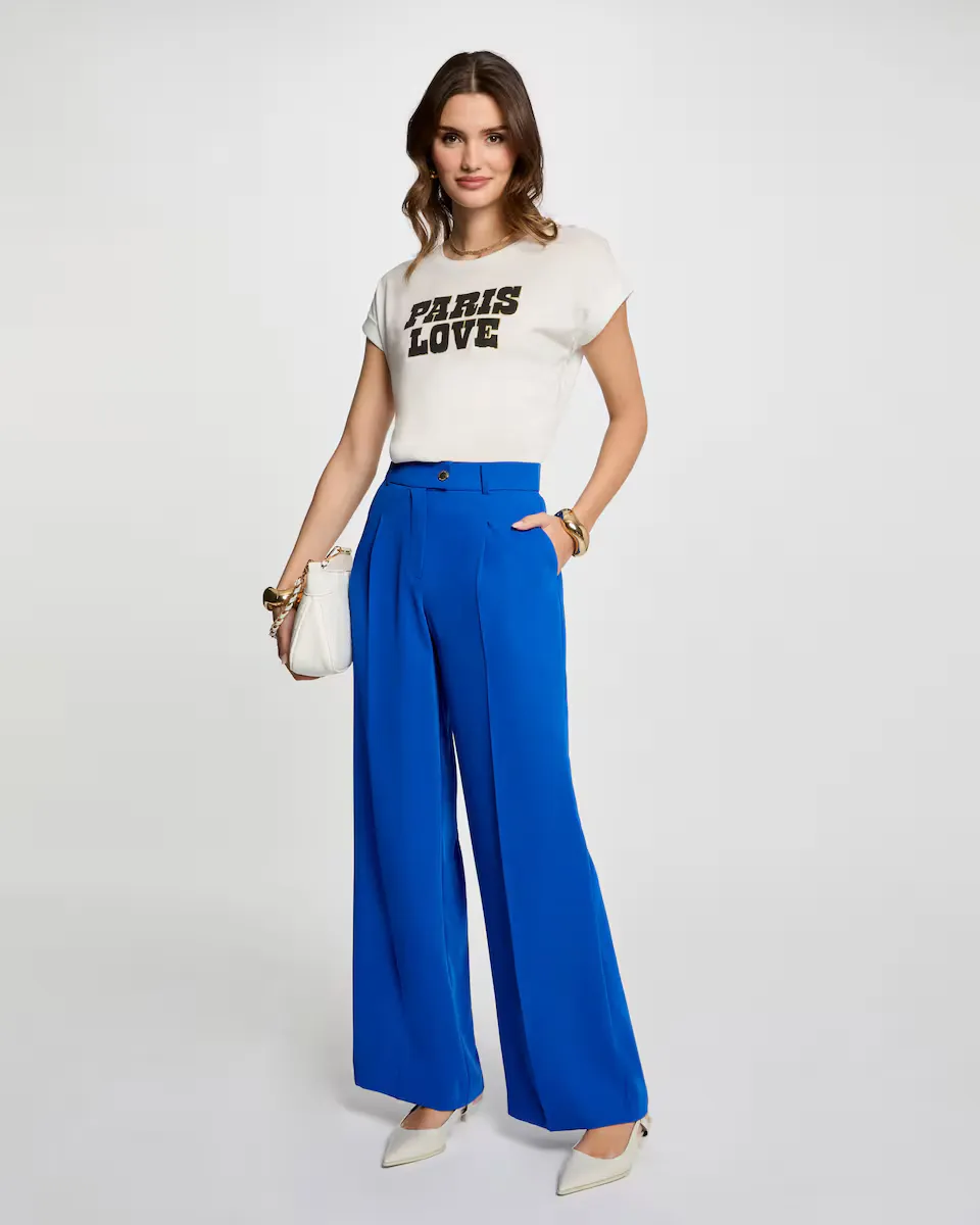 Женские свободные расклешенные брюки Morgan, синий
Женские свободные расклешенные брюки Morgan, синий