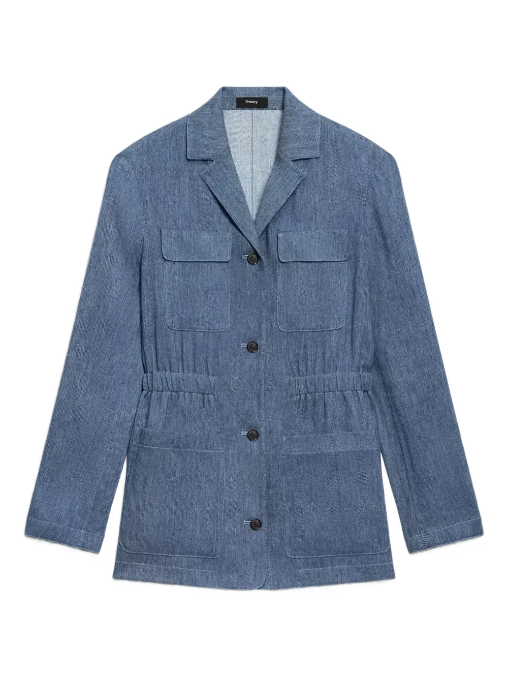 Льняная куртка с кулиской Theory, синий
Льняная куртка с кулиской Theory, синий