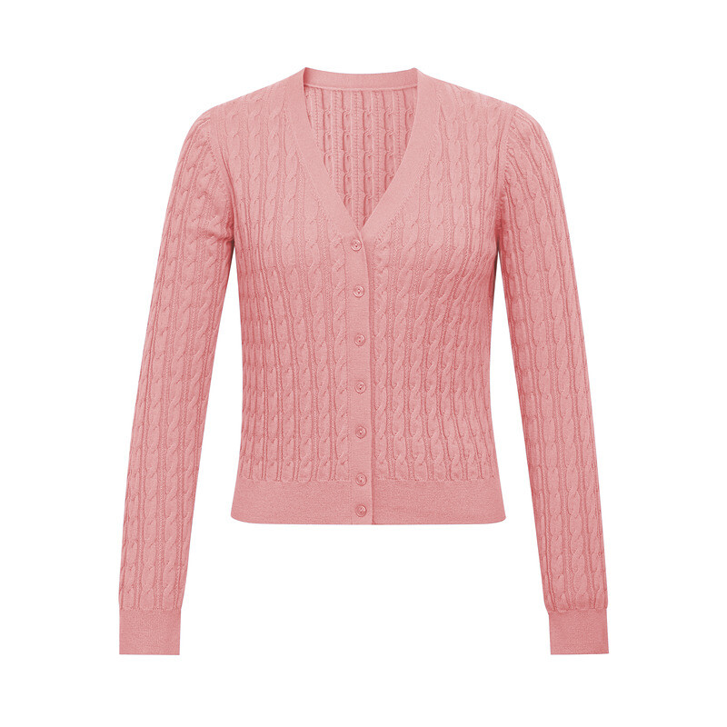 Вязаный кардиган Deep Breath из чистой шерсти простой вязки, серый
Вязаный кардиган Deep Breath из чистой шерсти простой вязки, серый