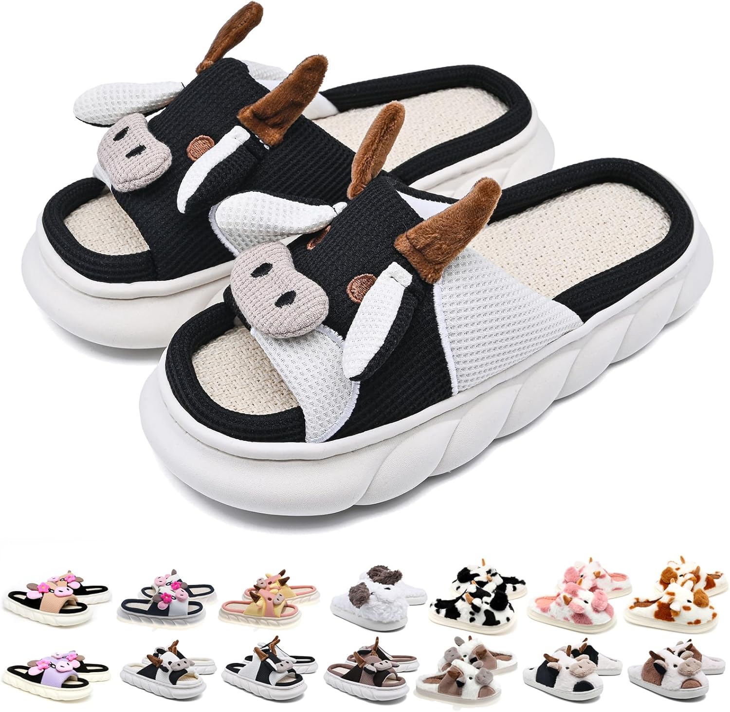 Тапочки SLAWOCE для женщин и мужчин, пушистые, милые и уютные, для дома и улицы, черный
Тапочки SLAWOCE для женщин и мужчин, пушистые, милые и уютные, для дома и улицы, черный