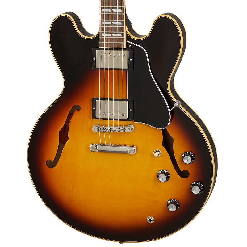 Электрогитара Gibson ES-345 Semi-Hollow Guitar w/ Hardshell Case - Vintage Burst
Электрогитара Gibson ES-345 Semi-Hollow Guitar w/ Hardshell Case - Vintage Burst