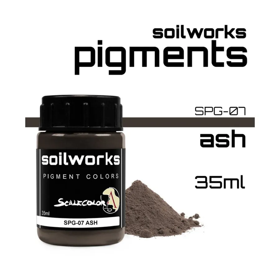 Пепел, Scalecolor - Soilworks Terrain Pigment
Пепел, Scalecolor - Soilworks Terrain Pigment