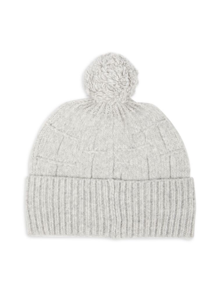 Шапка из смесовой шерсти с помпоном Fraas, серебро 
Шапка из смесовой шерсти с помпоном Fraas, серебро