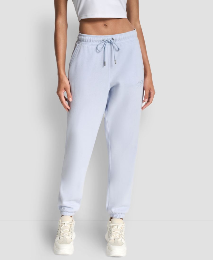 Женские спортивные брюки в стиле университетской формы с вышитым логотипом, свободным кроем и карманами, надеваемые через голову DKNY, Frost Blue
Женские спортивные брюки в стиле университетской формы с вышитым логотипом, свободным кроем и карманами, надеваемые через голову DKNY, Frost Blue