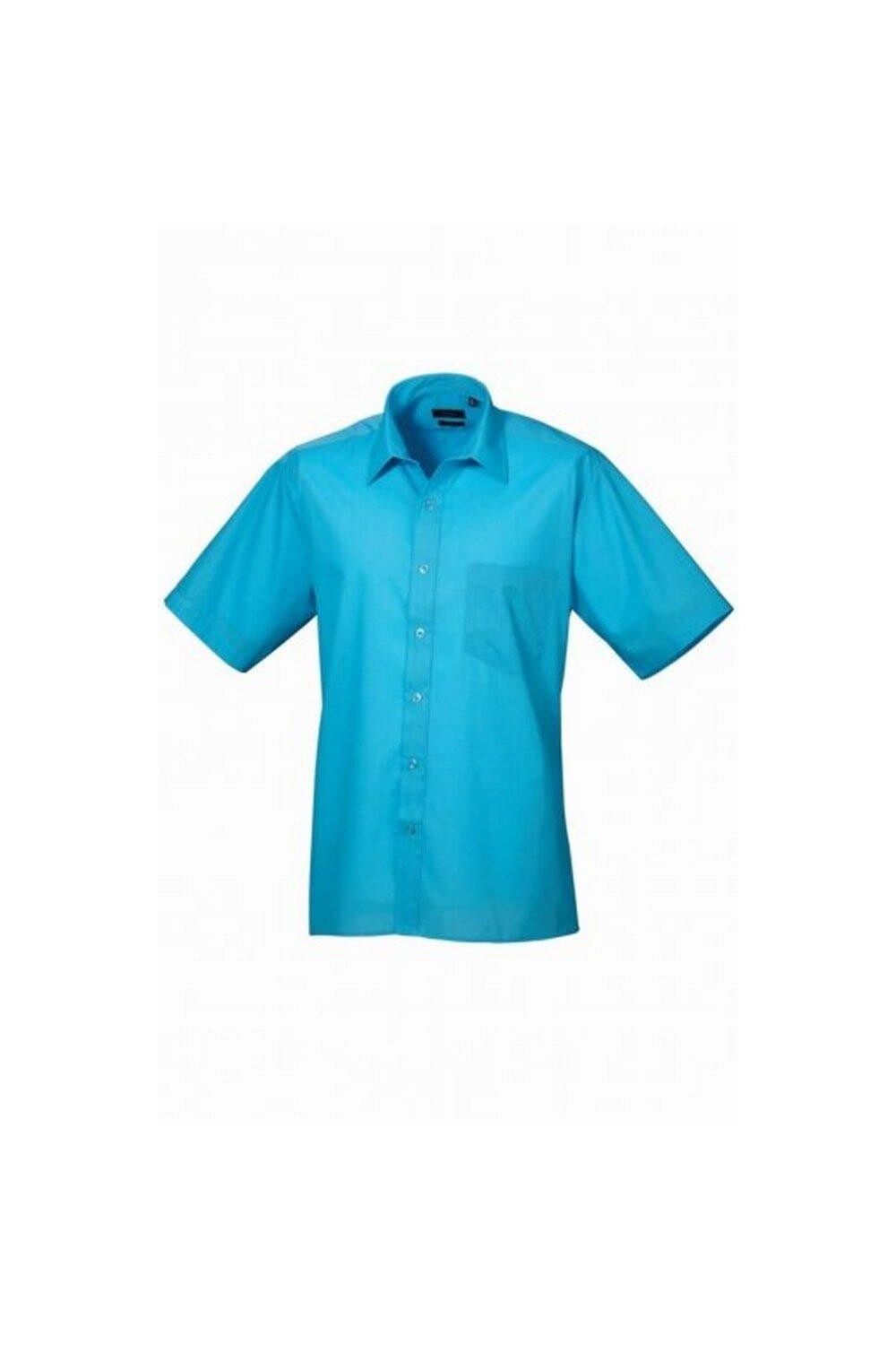 Рубашка из поплина с коротким рукавом Premier, синий
Рубашка из поплина с коротким рукавом Premier, синий