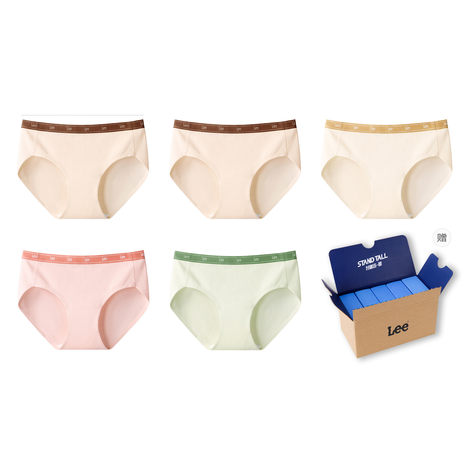 Lee Подарочный набор женского белья 5 пар
Lee Подарочный набор женского белья 5 пар