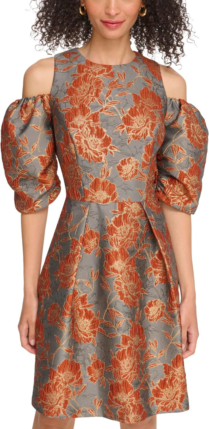 Платье Vince Camuto Jacquard Cold-Shoulder Fit-and-Flare Dress, цвет Rust
Платье Vince Camuto Jacquard Cold-Shoulder Fit-and-Flare Dress, цвет Rust