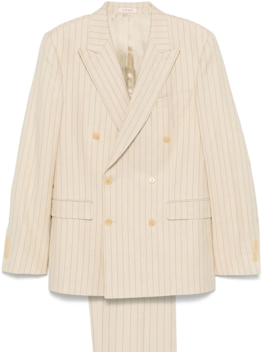 Костюм в тонкую полоску FURSAC, нейтральный
Костюм в тонкую полоску FURSAC, нейтральный