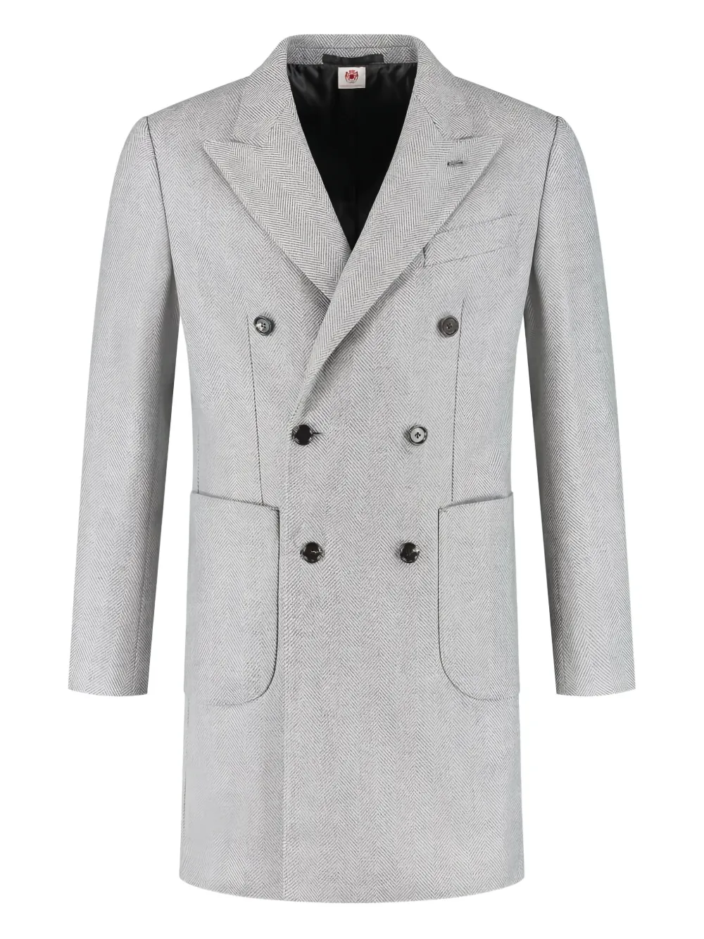 Пальто с елочным узором Luigi Borrelli, серый
Пальто с елочным узором Luigi Borrelli, серый